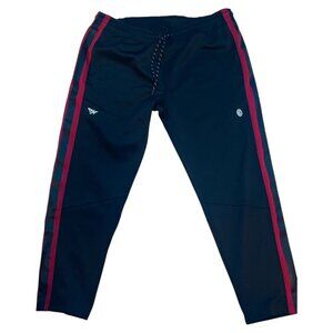 PAPERPLANES ✈️ BLACK & RED STRIPE GOTHAM TRACK PANTS SIZE XXL 🔥